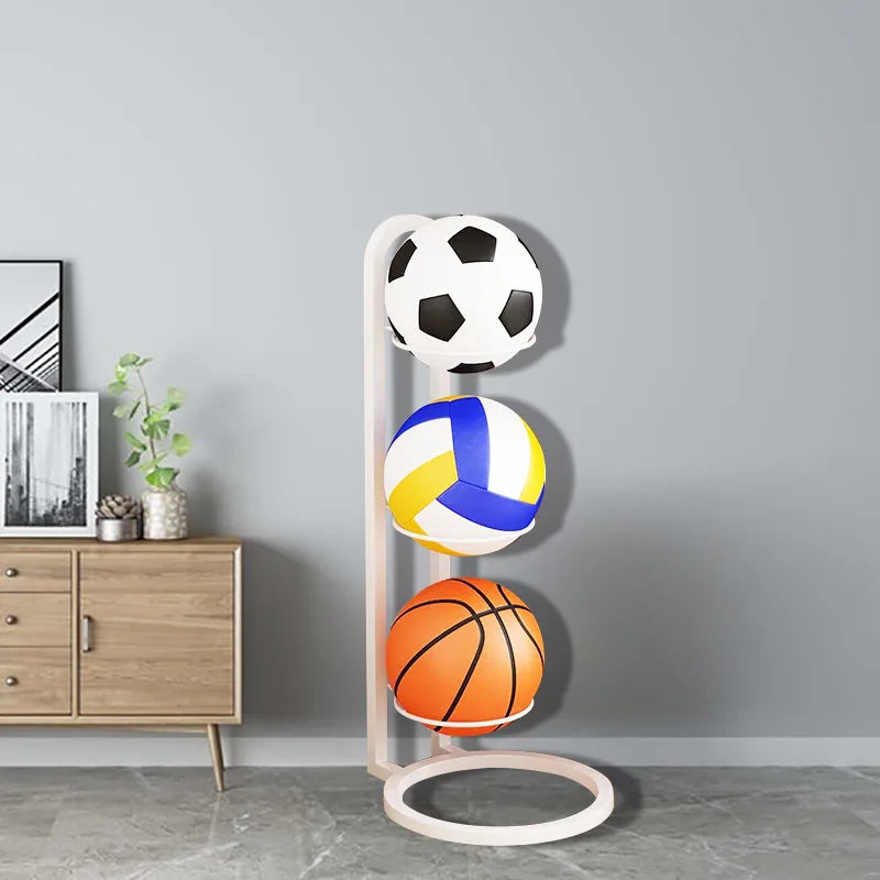 Indoor Children Basketball Storage Rack Put Ball Football Storage Basket Placed Rack Kindergarten Volleyball Stand Holder Space