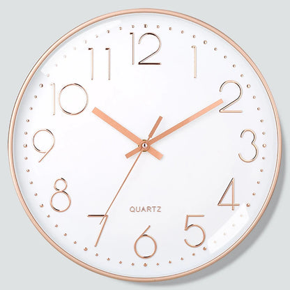 8 Inch Mute Wall Clock Simple Digital Wall Clock Home Decorations Cubic Digital Clock Quartz Wall Clock