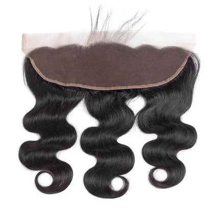 Straight Hair 13x4 HD Transparent Lace Frontal Pre plucked 100% Human Hair Natural Hair Line 4x4 Lace Closure With Baby Hair