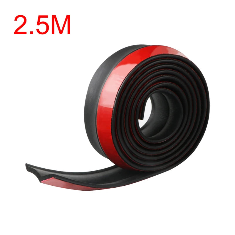 Universal Front Bumper Spoiler Lips Car Bumper Lip Protection Stickers Car Front Bumper Lip Rubber Car Bumper Protectors