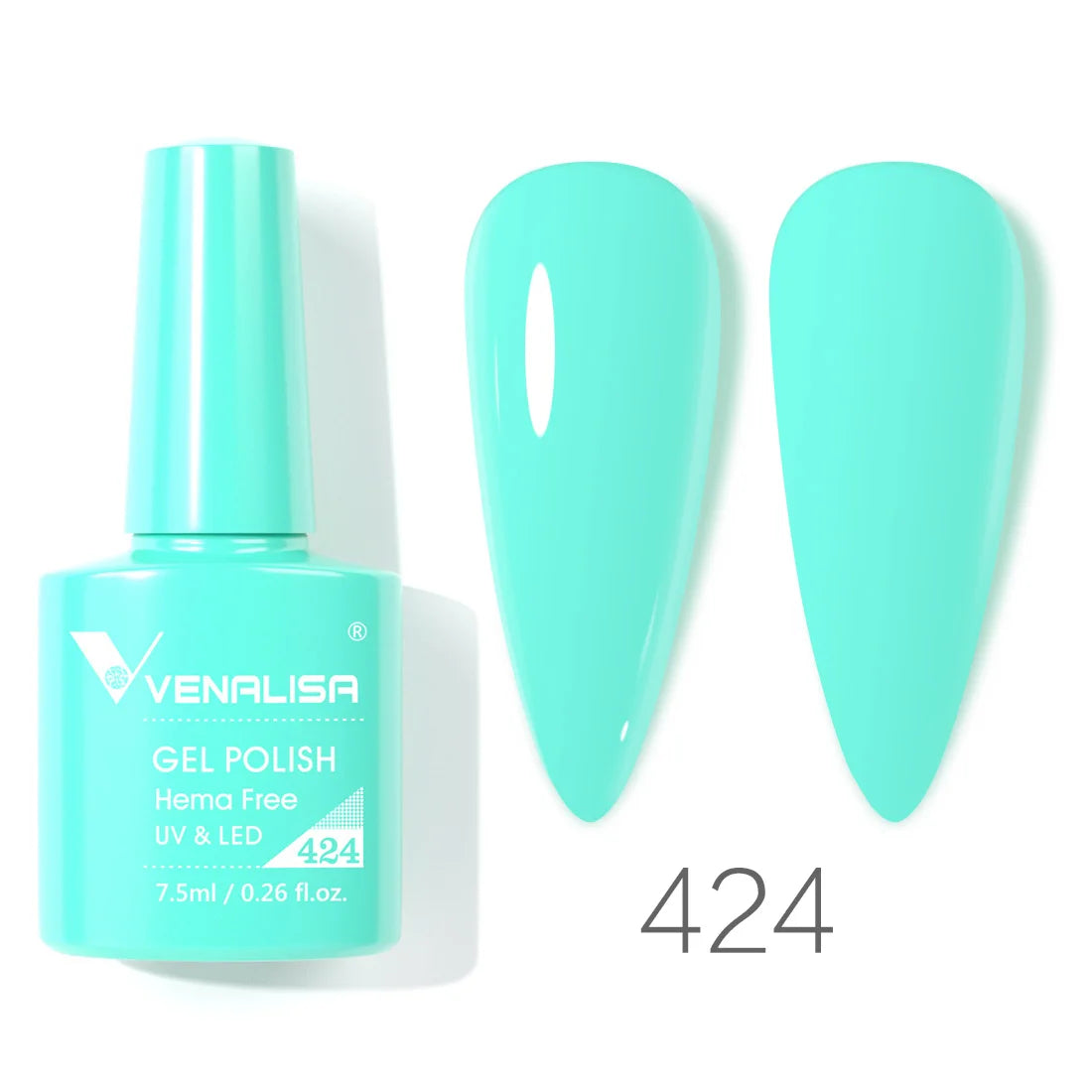 Venalisa Nail Gel Polish 7.5ml HEMA FREE Soak Off UV LED Gel Varnish Full Coverage Super Texture Gorgeous Nail Manicure