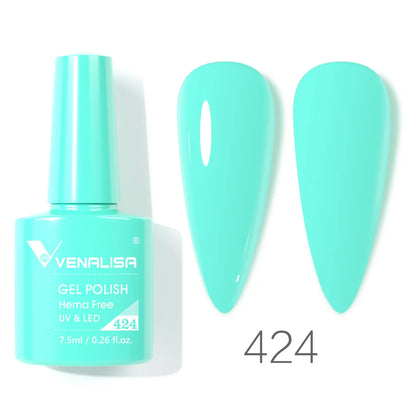 Venalisa Nail Gel Polish 7.5ml HEMA FREE Soak Off UV LED Gel Varnish Full Coverage Super Texture Gorgeous Nail Manicure