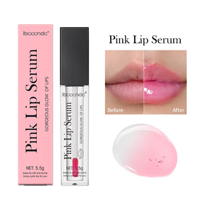 ibcccndc Pink Lip Serum Lotion Moisturizes Moisturizes And Plump Lips Removes Dead Skin Pink Lip Essence Brightener Use Of  Face