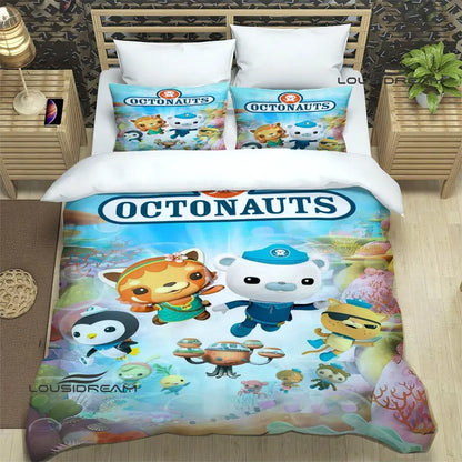 The Octonauts cartoon Bedding Sets exquisite bed supplies set duvet cover bed comforter set bedding set luxury birthday gift