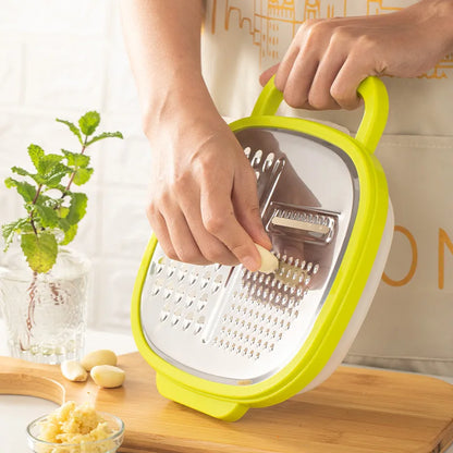 3-in-1 Plastic Manual Vegetable Chopper Slicer Cheese Carrot Shredder Potato Grater French Fry Cutter Kitchen Fruit Accessories