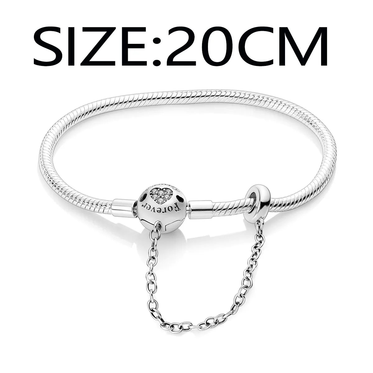 Silver Plated Me Slender Link Bracelet Fit Original PAN Me Charm Beads Diy Jewelry Gift