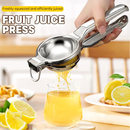 Lemon Squeezer Stainless Steel Manual Juicer Processor Multi-function Juice Squeezer Juice Fruit Pressing Kitchen Accessories