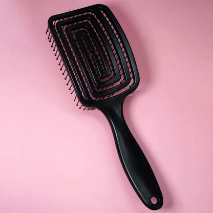 Square Hollow Massage Comb Massage Meridians Scalp Hair Styling Adjuster Quick Blow Dry Household Hair Tool