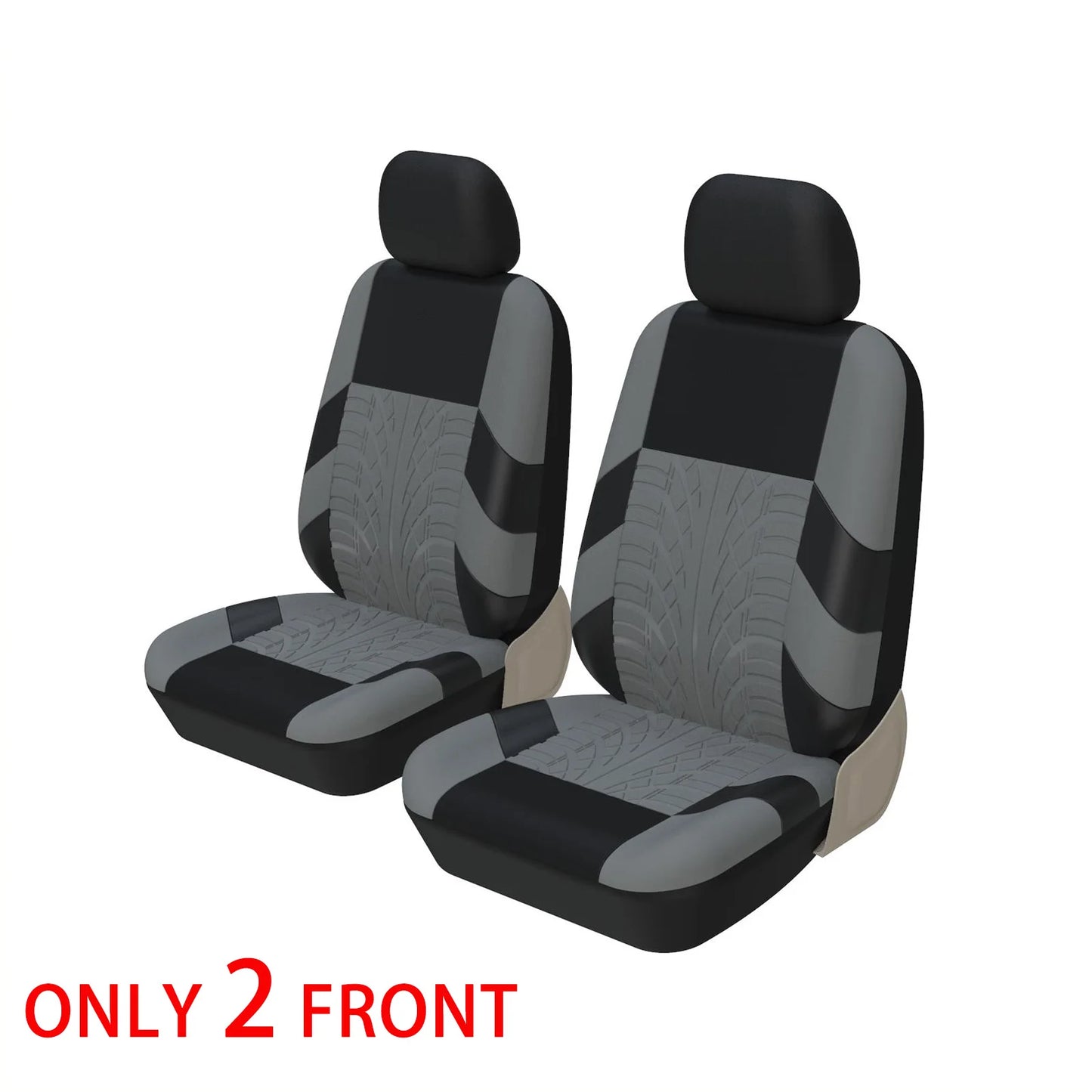 Car Seat Covers Full Set Front Split Rear Bench For Car Universal Cloth SUV Sedan Van Automotive Interior Covers