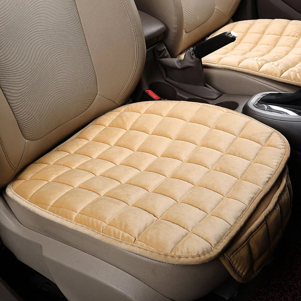 Car Seat Cover Winter Warm Universal Seat Cushion Anti-slip Front Chair Breathable Pad for Vehicle Auto Truck Seat Protector