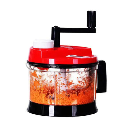 Mixer Food Processor Kitchen Manual Powerful Egg Blender Meat Grinder Vegetable Chopper Shredder Stainless Steel Blade Cutter