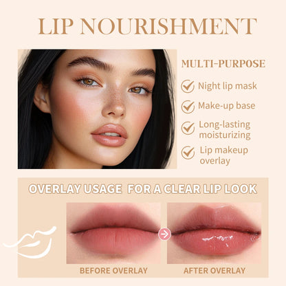 Summer Lip Balm Moisturizing Mirror Lip Gloss Lip Vanilla Mint Iced Coffee Cake Smell Lipstick Transparent Lip Oil  Makeup