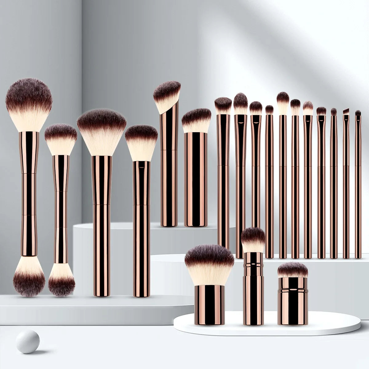 Makeup Brushes Powder Foundation Concealer Blusher Bronzer Eye Shadow Eyebrow Eyeliner Sculpting Brush