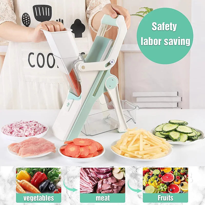 Kitchen Tools Vegetable Cutter Multifunctional Vegetable Cutter Lemon Slicing Kitchen Grater Luncheon Meat Cutter