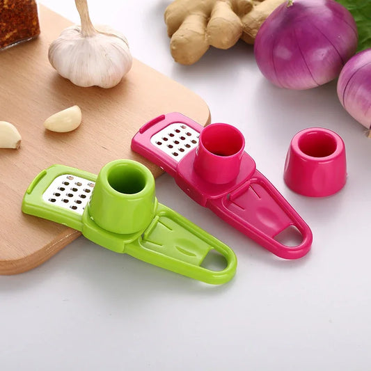 Crusher Press Garlic-Grinding Grater Ginger Garlic  Cutter Peeler Manual-Garlic Mincer Chopping-Garlic Tool Kitchen Accessories