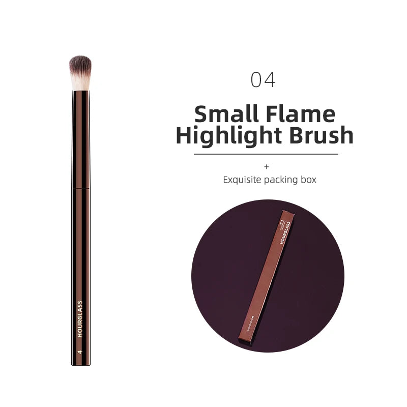 Hourglass Makeup Brushes Powder Foundation Concealer Blusher Bronzer Eye Shadow Eyebrow Eyeliner Sculpting Brush