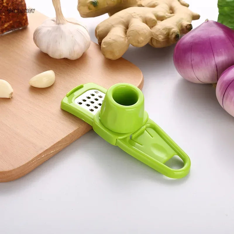 Crusher Press Garlic-Grinding Grater Ginger Garlic  Cutter Peeler Manual-Garlic Mincer Chopping-Garlic Tool Kitchen Accessories