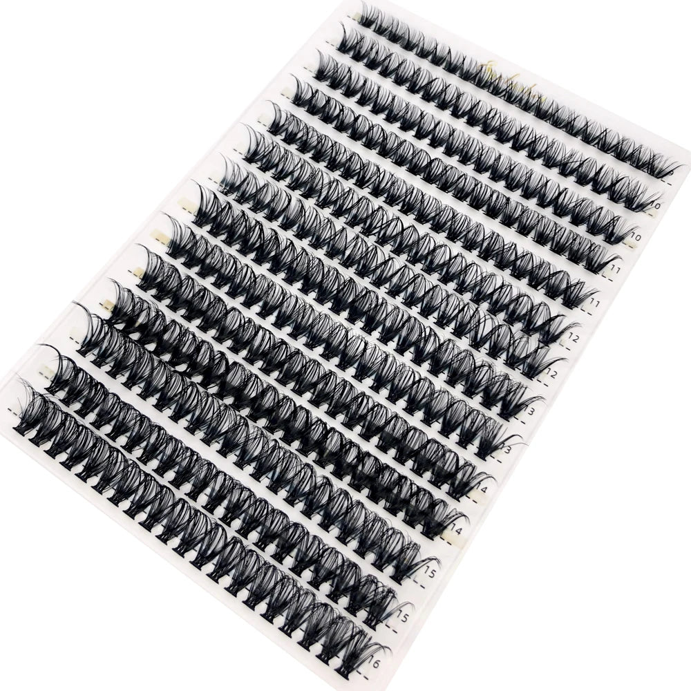 30D 40D 60D 80D Mixed Tray Individual Lashes 3D Russia Volume Eye Lashes Soft Natural Lashes Mink Lash Cluster False Eyelashes