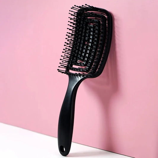 Square Hollow Massage Comb Massage Meridians Scalp Hair Styling Adjuster Quick Blow Dry Household Hair Tool