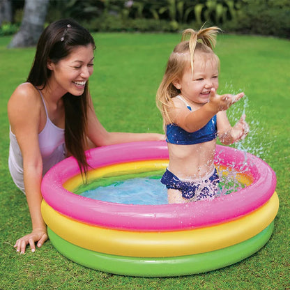 Summer Pool Baby Paddling Play Basin Bathtub Portable Kids Outdoors Sport Play Toys Inflatable Round Mini Swimming Pool Children