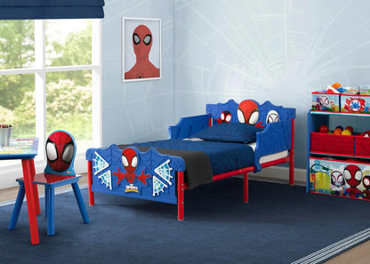 Children Spidey and His Amazing Friends 3D Toddler Bed, Blue