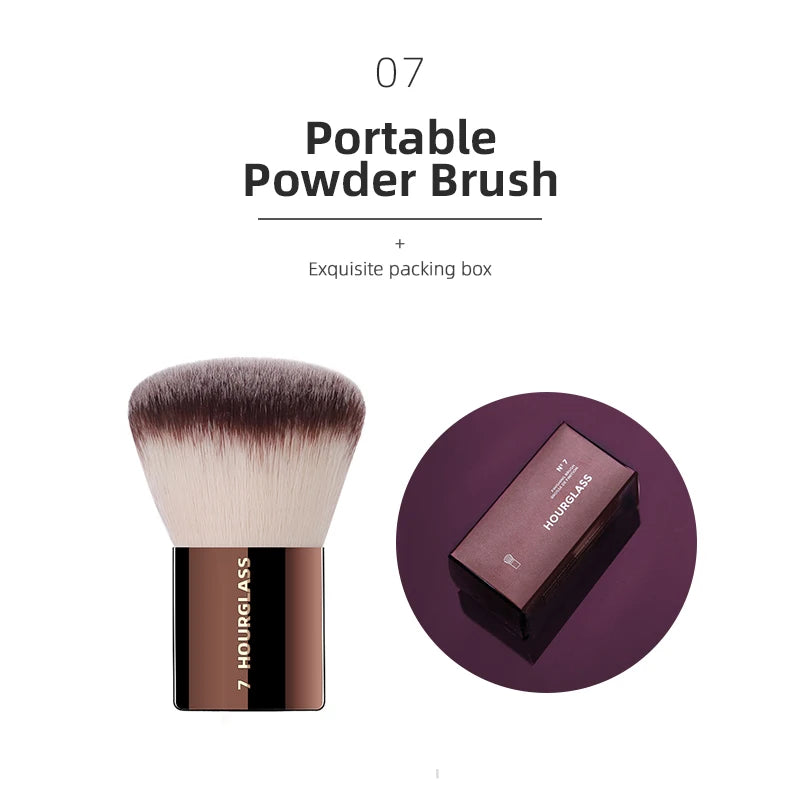 Hourglass Makeup Brushes Powder Foundation Concealer Blusher Bronzer Eye Shadow Eyebrow Eyeliner Sculpting Brush