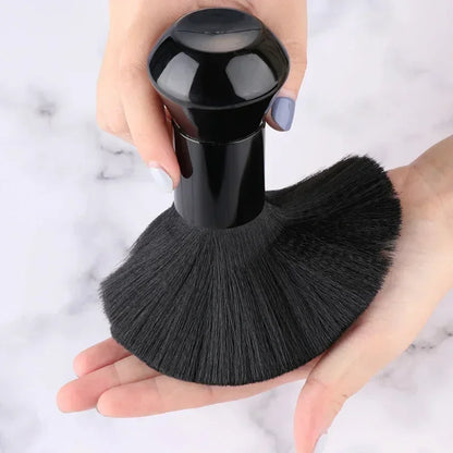 Black Hairdressing Sweeping Neck Hair Cleaning Duster Hair Cutting Brush for Barbershop Hair Cut Brush Tools Barber AccessoriesB