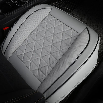 New Front Car Seat Cover PU Leather Cars Seat Cushion Automobiles Seat Protector Universal Car Chair Pad Mat Auto Accessories