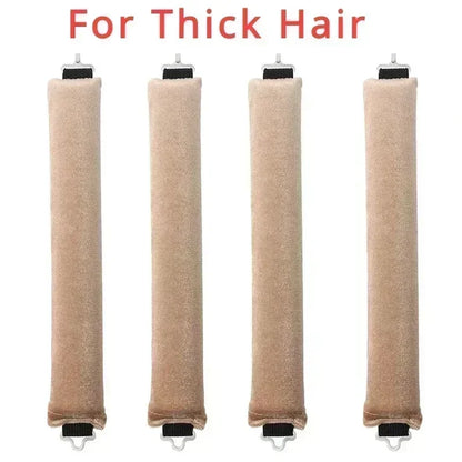 Heatless Hair Curler No Heat Hair Rollers Lazy Curling Rod Headband Soft Curls Sleeping Flexi Rods with Hook Hair Styling Tools