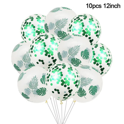 Jungle Safari Birthday Decorations Animal Disposable Tableware Forest Woodland Baby Shower Boy 1 2 3 4 5 Birthday Party Supplies