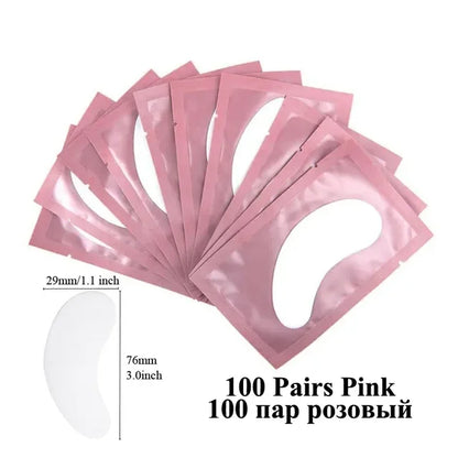 50 Pairs Eyelash Under Eye Patches Eye Pad Isolation Remove Hydrogel Eye Patch Sticker Gasket Eyelash Extension Makeup Tools